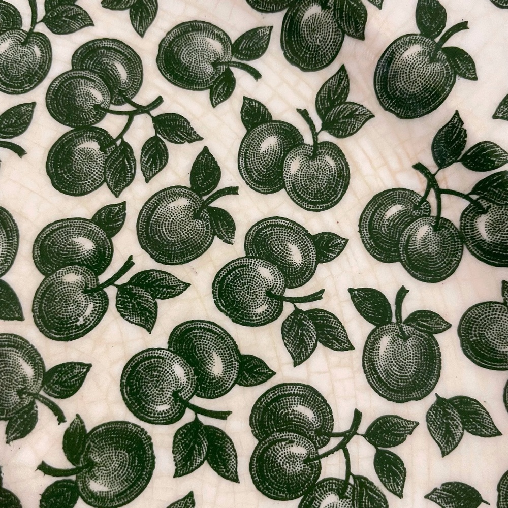 Vintage English Ironstone Tableware, Green Apple - Picture 10 of 10
